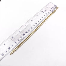 PULSO BARBADO CUBANO - 21 cm x 6 mm - ORO 10K