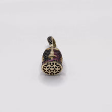 DIJE ELEGÚA SANTO ORISHA - MINI 1.8 cm - ORO 10K