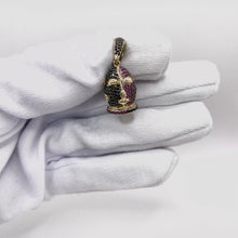 DIJE ELEGÚA SANTO ORISHA - MINI 1.8 cm - ORO 10K