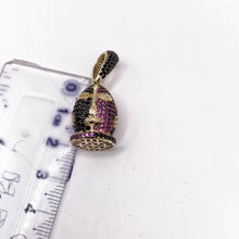 DIJE ELEGÚA SANTO ORISHA - MINI 1.8 cm - ORO 10K