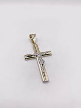 DIJE CRISTO BI COLOR - ORO 10K