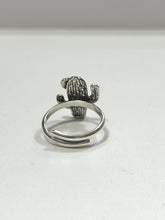 ANILLO DE CACTUS PLATA PAVONADA - PLATA .925
