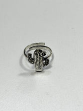ANILLO DE CACTUS PLATA PAVONADA - PLATA .925