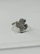 ANILLO DE CACTUS PLATA PAVONADA - PLATA .925