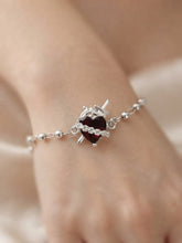 PULSERA SAGRADO CORAZON DE JESUS PLATA .925