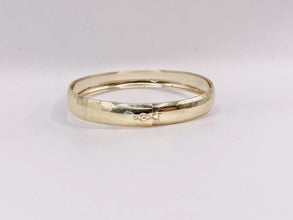 ARO PULSERA - DISEÑO FACETADO - 6.5 CM X 1 CM - ORO 10K