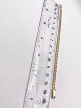 PULSO PARA BEBÉ / NIÑO - BARBADO CUBANO - 14 CM x 4.5 MM - ORO 10K