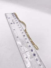 ESCLAVA PARA BEBÉ / NIÑO - ESTILO FIGARO CART - 14 CM X 5 MM - ORO 10K