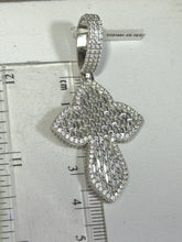 DIJE DE CRUZ CURVA CON ZIRCONIA - PLATA .925