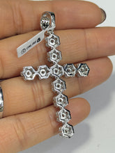 DIJE CRUZ BOLEADA CON ZIRCONIA - PLATA .925