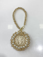 COLGANTE MEDALLA SAN BENITO BORDADA