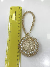 COLGANTE MEDALLA SAN BENITO BORDADA