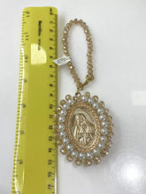 COLGANTE VIRGEN GUADALUPE METAL CON BORDADO