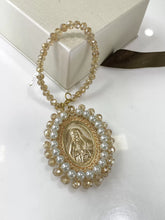 COLGANTE VIRGEN GUADALUPE METAL CON BORDADO