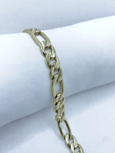 PULSO FIGARO CART 3X1 - 21 CM X 9.5 MM - ORO 10K