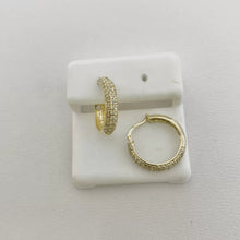 ARRACADA MULTI ZIRCONIA TIPO CHURUMBELA - ORO 10K