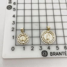 CADENA CON MEDALLA VIRGEN DE GUADALUPE MARGEN ONDAS (2 TAMAÑOS) - ORO 10K