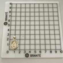 CADENA CON MEDALLA VIRGEN GUADALUPE GOTA MARGEN ONDAS - ORO 10K