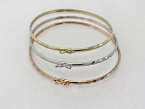 PULSERAS TRIO / FIN DE SEMANA EN 3 COLORES DE ORO - 6.7 cm - ORO 10K