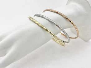 PULSERAS TRIO / FIN DE SEMANA EN 3 COLORES DE ORO - 6.7 cm - ORO 10K