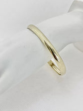 ARO OVALADO - LISO - 6.8 cm x 6 mm - ORO 10K
