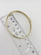 ARO OVALADO - GRABADO SEMILLAS - 6.8 cm x 6 mm - ORO 10K