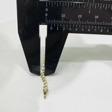 ESCLAVA JUVENIL ESTILO BARBADO - 16 cm x 3 mm - ORO 10K