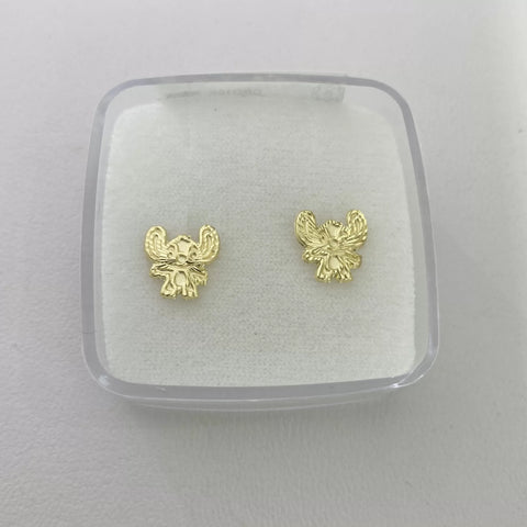 BROQUEL STITCH TERMINADO DIAMANTADO - ORO 10K