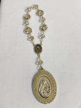 MISTERIO CRISTAL LUNETA CON MEDALLA VIRGEN GUADALUPE