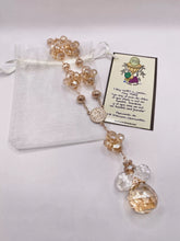 MISTERIO CRISTAL CON ANILLOS Y ÁNGEL BOLA ESFERA GOLD