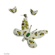 SET MARIPOSA MICROPERLA - PLATA .925