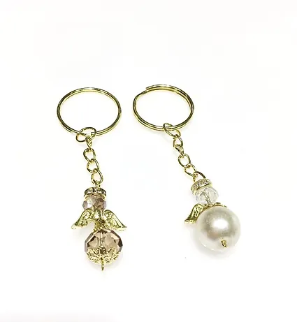 LLAV. ANGEL MINI CRISTAL / PERLA