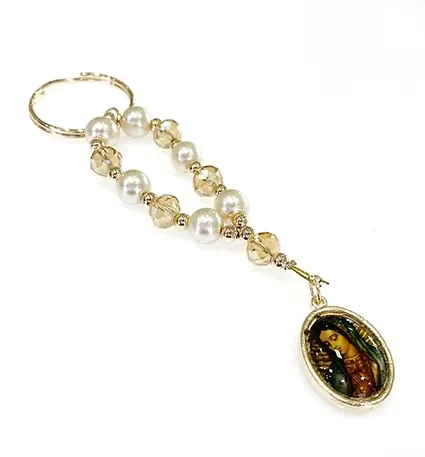 LLAVERO MISTERIO MINI CON VIRGEN GUADALUPE