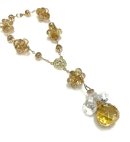 MISTERIO PUÑITOS CRISTAL CON ANGEL ESFERA