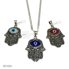 DIJE MANO DE FATIMA CON OJO TURCO