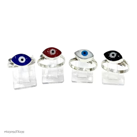 ANILLO OJO FORMA NATURAL - PLATA .925