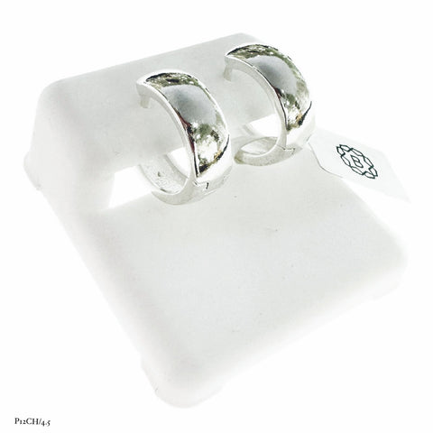 ARRACADA LISA ANCHA - PLATA .925