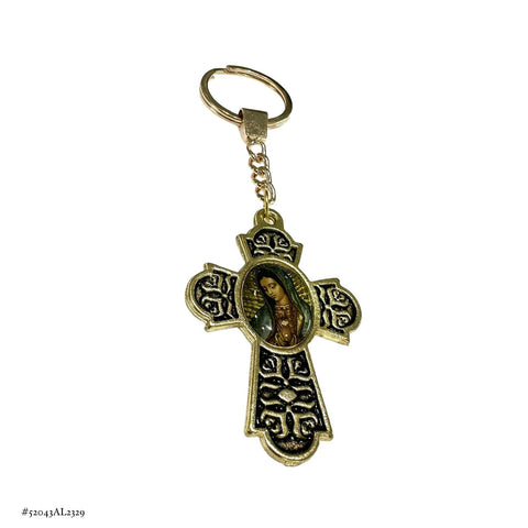 LLAVERO CRUZ VIRGEN GUADALUPE