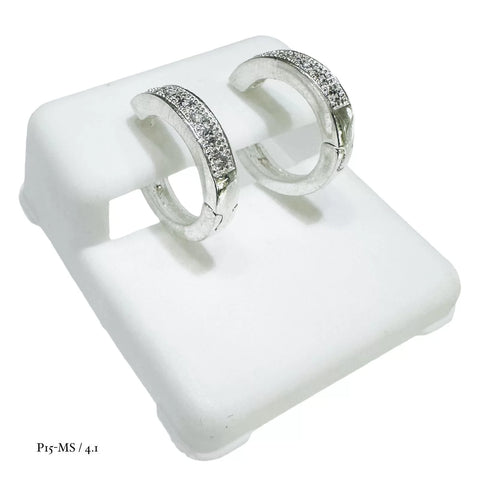 ARRACADA ZIRCONIA INCRUSTACIÓN - PLATA .925