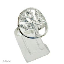 ANILLO ÁRBOL DE LA VIDA EN CÍRCULO