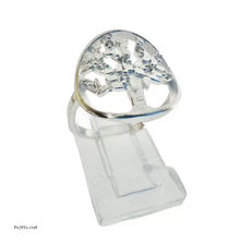 ANILLO ÁRBOL DE LA VIDA EN CÍRCULO