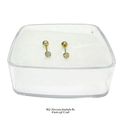 BROQUEL ZIRCONIA BISELADO - ORO 10K - TAMAÑO #1