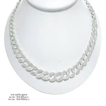 CADENA PIEDRA ZIRCONIA LIGERA - PLATA .925