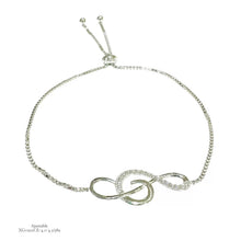 PULSERA NOTA MUSICAL AJUSTABLE - PLATA .925