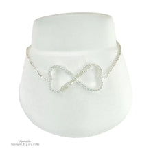 PULSERA CORAZONES INFINITO - PLATA .925