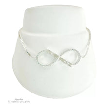 PULSERA INFINITO BAGUETTE - PLATA .925
