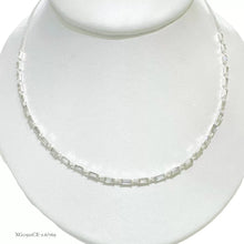 GARGANTILLA BAGUETTES ZIRCONIAS - PLATA .925