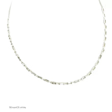 GARGANTILLA BAGUETTES ZIRCONIAS - PLATA .925