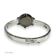 RELOJ ARO CON BROCHE PARA DAMA GRABADO LÍNEAS - PLATA .925