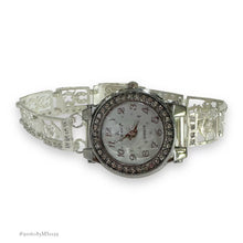 RELOJ EXTENSIBLE SÍMBOLOS DE LA SUERTE PARA DAMA - PLATA .925